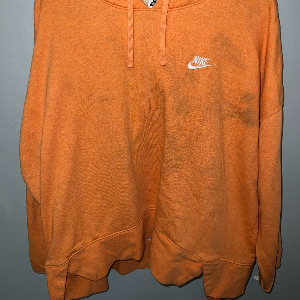 2XL Orange NIKE Hoodie